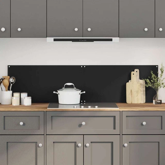 Paraschizzi Da Cucina In Vetro Temperato Trasparente 100x50 Cm - Refined