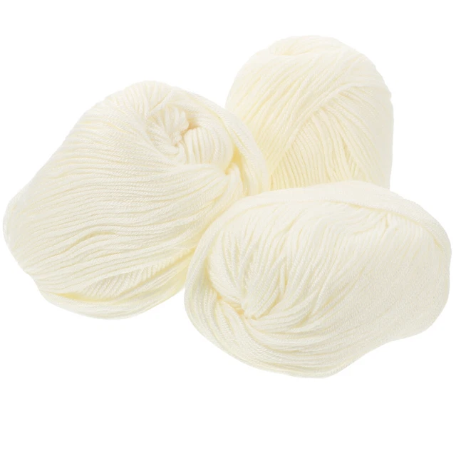 3 Rolls Knitting Yarn Crocheting Yarn Crochet Supplies Baby Child