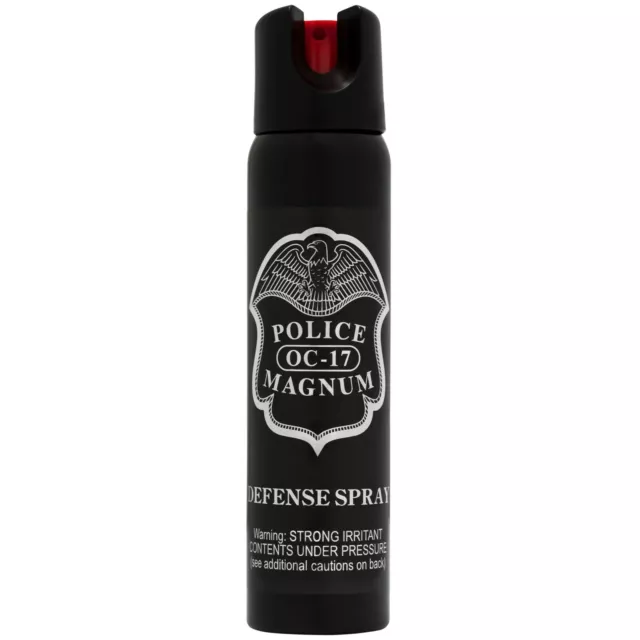 Police Magnum pepper spray 5 ounce Twist Lock Personal Safety Defense Protection