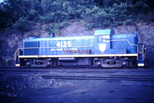 Original 1980 Delaware & Hudson RS3 Locomotive Colonie Slide 8512