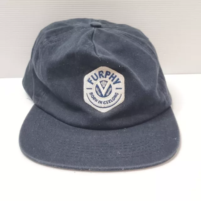 Official Furphy Snapback Cap Hat Adjustable Navy Blue