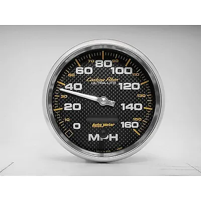 AutoMeter C/F 5in 160MPH In-Dash Speedometer - 4889