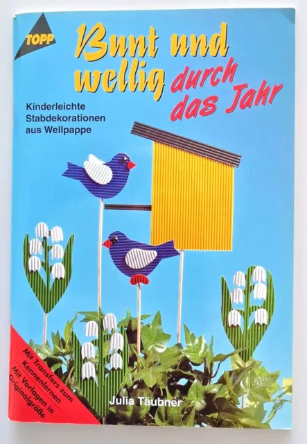 Bastelheft - Bastelbuch - "Wellpappe" - für Kinder - neuwertig/unbenutzt - !TOP!