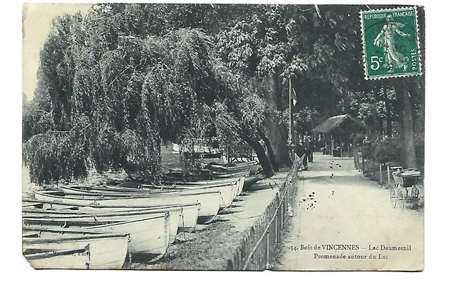 94  Bois De Vincennes  Lac Daumesnil  Promenade Autour Du Lac