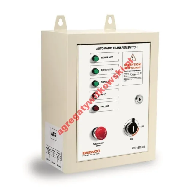 Caja ATS para conexión doméstica generador de energía ATS Daewoo grupo electrógeno de emergencia de 3 fases