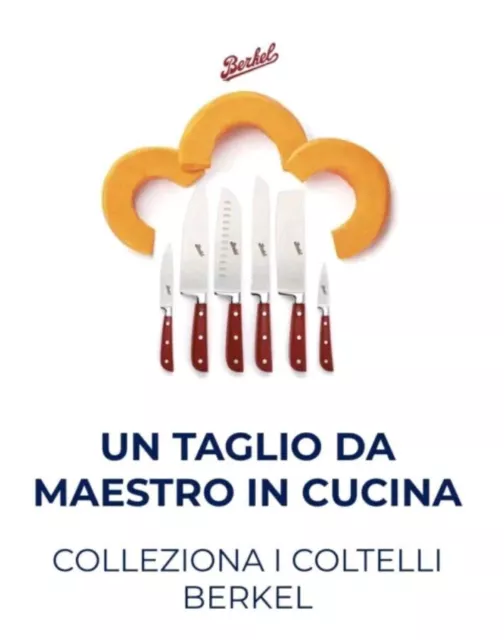 N. 3 Bollini Esselunga "Collezione Berkel 2024"Coltelli da cucina