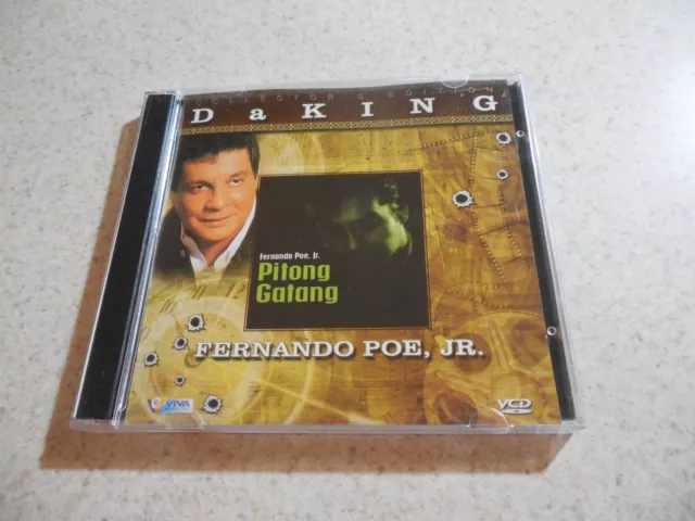 Daking Fernando Poe Jr VivA Video Video 2 DISC VCD CD Pitong Gatang