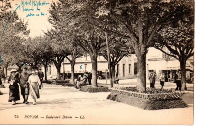 DÉP17/ ROYAN LE PORT ET LE BOULEVARD GARNIER CPA 