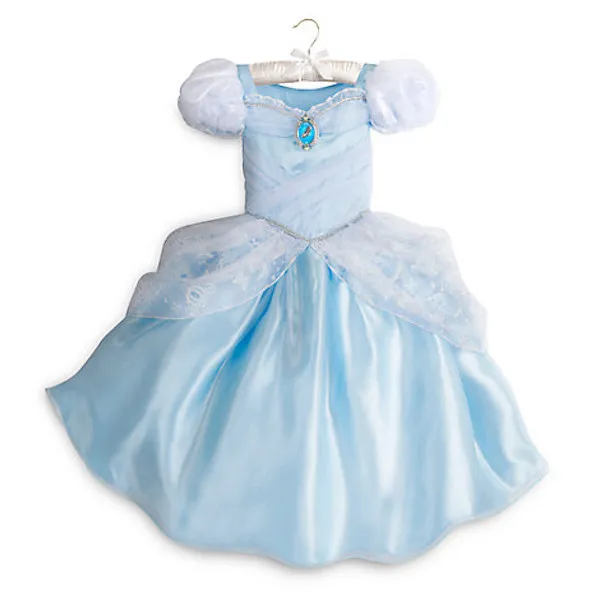 NWT Disney store Cinderella Costume Dress Princess SZ 5/6 Girls