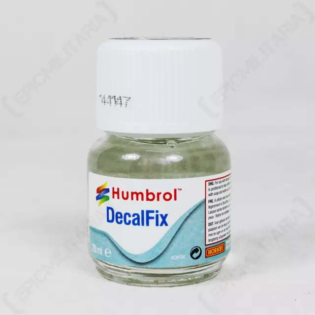 Humbrol DecalFix 28ml - Helmaufkleber Modellierkleber Wasserrutsche Kleber Lack