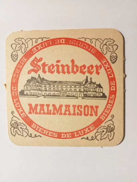 Sous Bock : STEINBEER Bière de Luxe MALMAISON / Br. d'Evin Malmaison 62 France