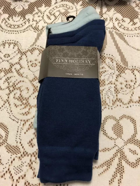 Finn Holiday Mens Crew Socks Cotton Rich Business 5 Pack Size 7-11