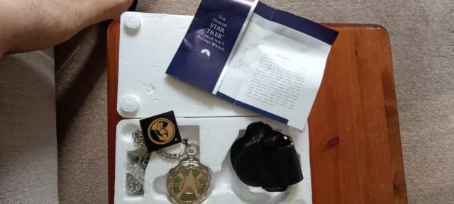 Franklin mint star trek pocket watch online