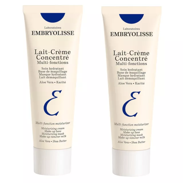 2-Pack Embryolisse Lait-Creme Concentre Daily Face and Body Cream 2.54 Fl Oz