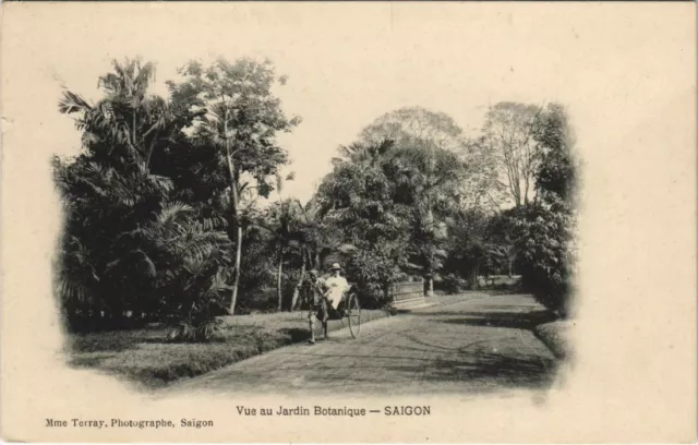 CPA AK Saigon Vue au Jardin Botanique VIETNAM-INDOCHINA (1104837)