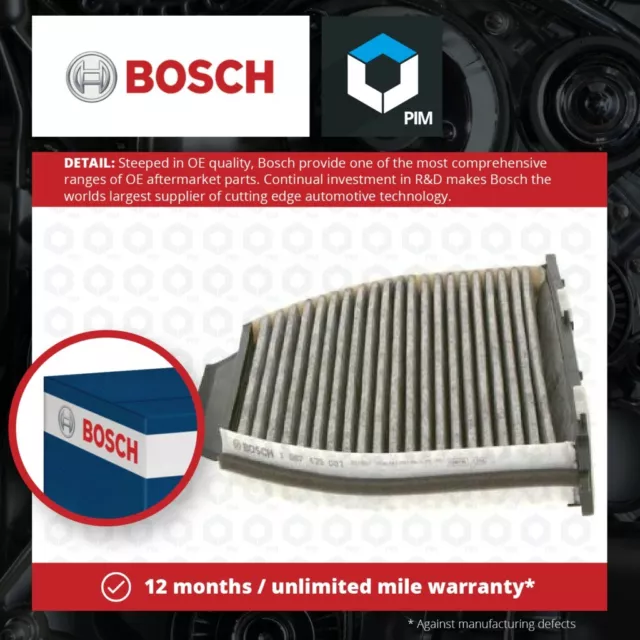 Pollen / Cabin Filter 1987435001 Bosch A2048300018 A2048300518 A2128300018 R5001