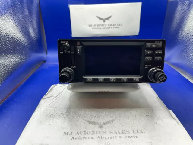 Garmin Gnc 420 Gps/Comm 14/28 Vdc P/N 011-00506-10 With Faa Form 8130