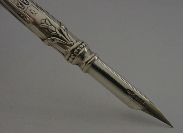 Bella Penna Dip Importazione Inglese Argento Sterling 1993 Articolo Scrivania