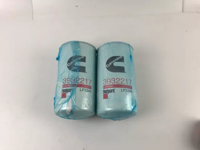 2 PCS - GENUINE OEM Cummins 3932217 Oil Filter LF3349 FAST SHIPPING