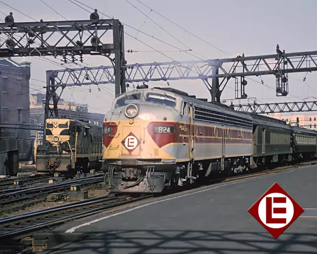 Erie Lackwanna EMD E8 Hoboken Terminal Sturdy Metal Sign Logo Photo