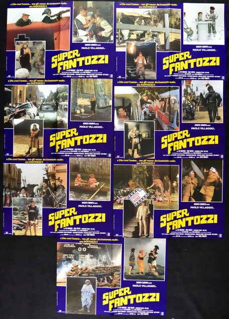 Lot Fotobusta Super Fantozzi Paul Village Ferguson Bosisio Rider Parent R40