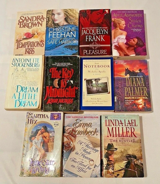 Temptation's Kiss Safe Harbor Pleasure Mixed LOT of 11 Romance Paperback 🦋