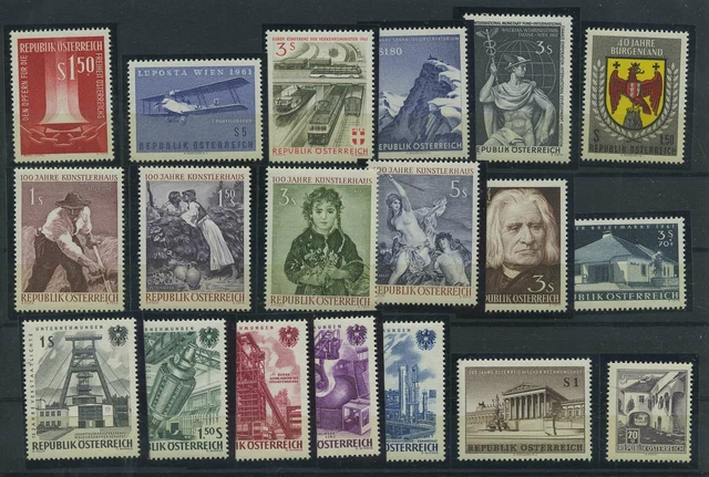 OESTERREICH Lot aus 1961 postfrisch (119079)