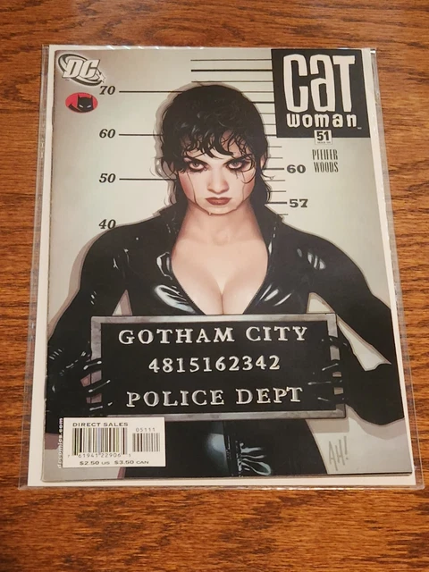 Catwoman 51 Adam Hughes Variant Cover DC Comics Selina Kyle 2006