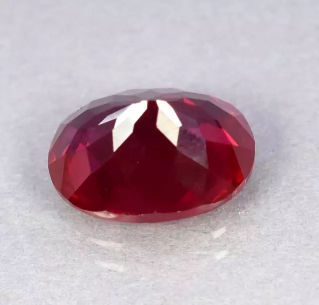 Superbe rubis rouge naturel du Mozambique de 15,45 ct, taille ovale, 16x12... 2