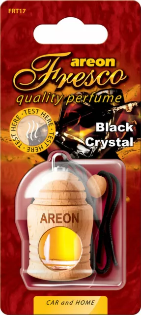 Scent Container Air Freshener Black Crystal Original Areon Fresco