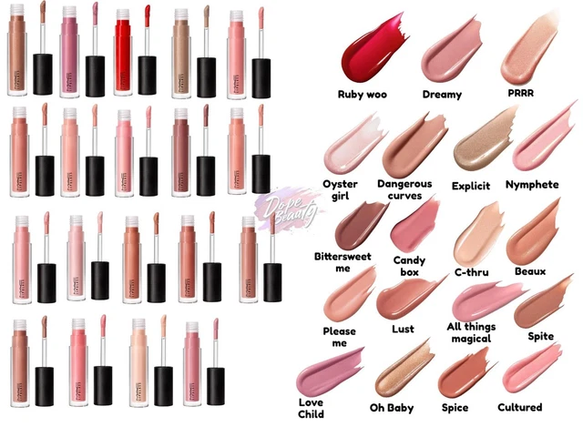 MAC LIP GLOSS- Lipglass Lip Gloss with Glass-like Finish *CHOOSE YOUR  SHADE* £17.99