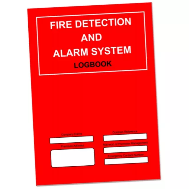 Fire Detection and Alarm System Logbook : 3 - Docs-Store (2023, Paperback) Z1