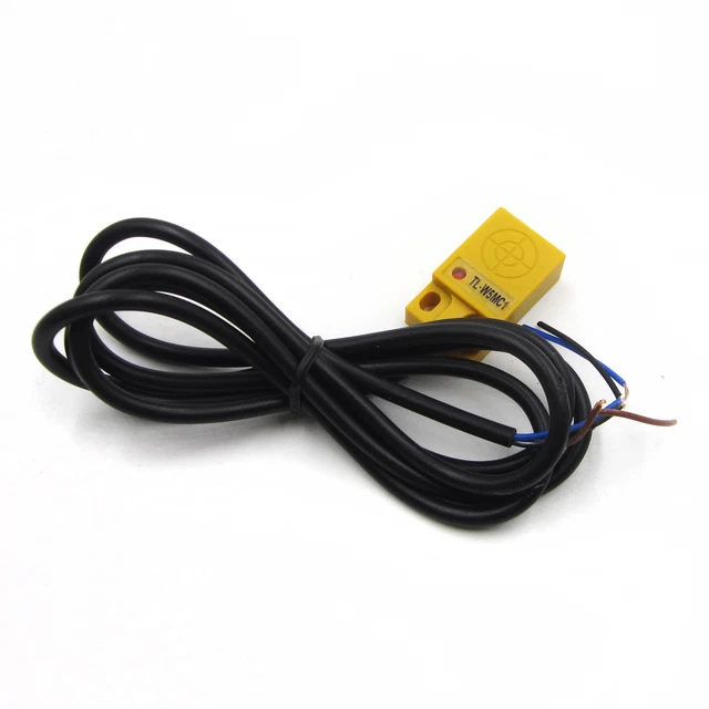 Wire Detecting Sensor TL-W5MC1 5MM 3 Wire Inductive Proximity Sensor Detection Switch NPN DC ...