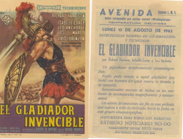 Programa PUBLICITARIO de CINE: