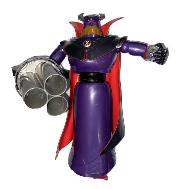 DISNEY PIXAR TOY Story TALKING EMPEROR ZURG 15" Disney Store (damaged