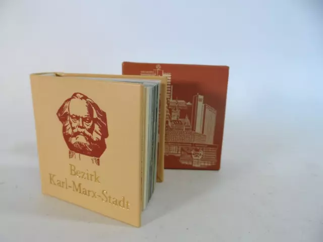 Minibuch DDR "Bezirk Karl-Marx-Stadt" 1982 Chemnitz Bezirks-Reihe Bildband