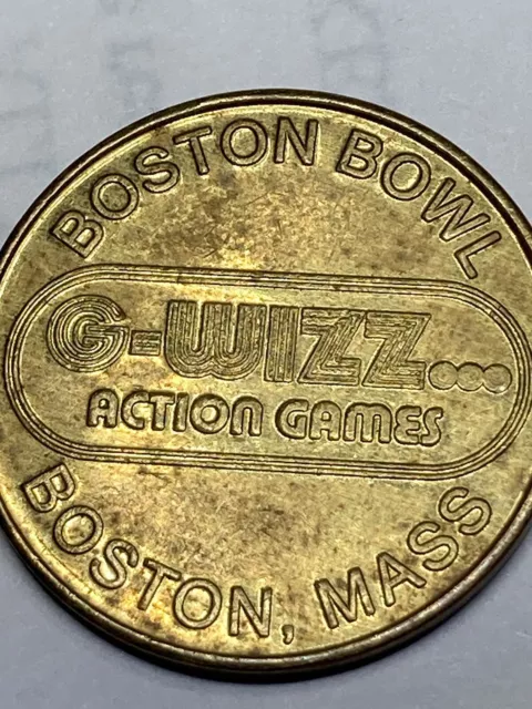 Boston Bowl - Hanover G-Wizz Games - Arcade Token 2010 (Obsolete, Retired) Look!