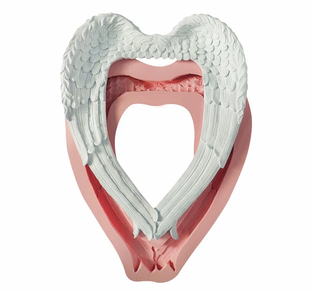 Grand Moule Ailes Silicone 40cm - Pour Pâte Polymère, Fimo, Résine, Cire - Fait Main