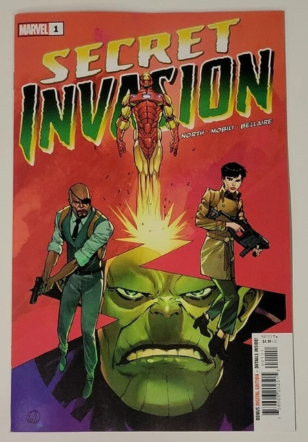 SECRET INVASION #1 (of 5) 01/2023 NM/NM- Nick Fury Skrulls MARVEL COMICS
