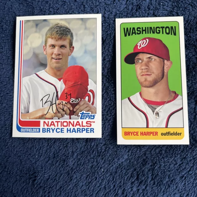 2013 Topps Archives Bryce Harper Mini Tall Boy Mint MT-BH+ Base Card #100