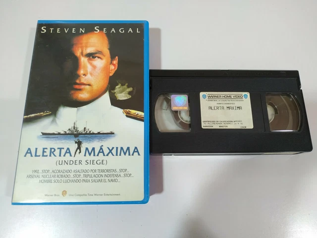 ALERTA MAXIMA UNDER SIEGE STEVEN SEAGAL VHS CINTA Español EUR 12,90 ...