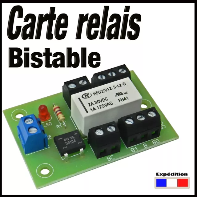 5015 # Carte relais bistable 5 ou 12v idéal modélisme train -   JOUEF 9893