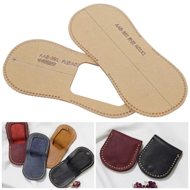 Modelli Acrilico Per Portafogli - Stencil Fai Da Te Per Lavorazione Pelle - Foto 3