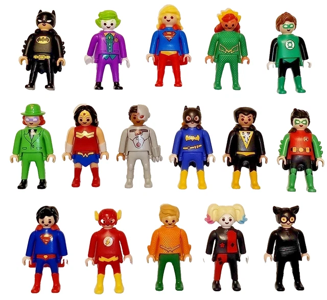 Figurine Playmobil Batman DC Comics - Modèle 298 + BPZ, Super-héros, Licence DC, Plastique, Neuf Sous Blister