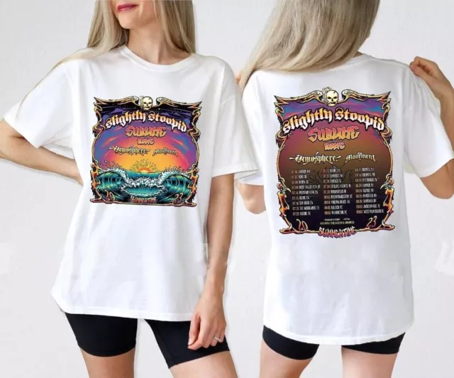 Slightly Stoopid Summer Time 2023 Sublime With Rome Roster T Shirt, hoodie,  sweater and long sleeve