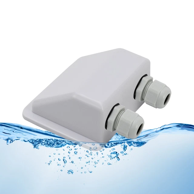 DOUBLE WIRE CABLE Entry Gland Box Boat RV Roof Solar Panel Junction Box