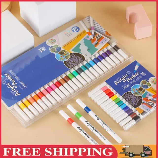 Iers 502br Metal Colored Markers Pen 12/18 Colors Set Diy Drawing