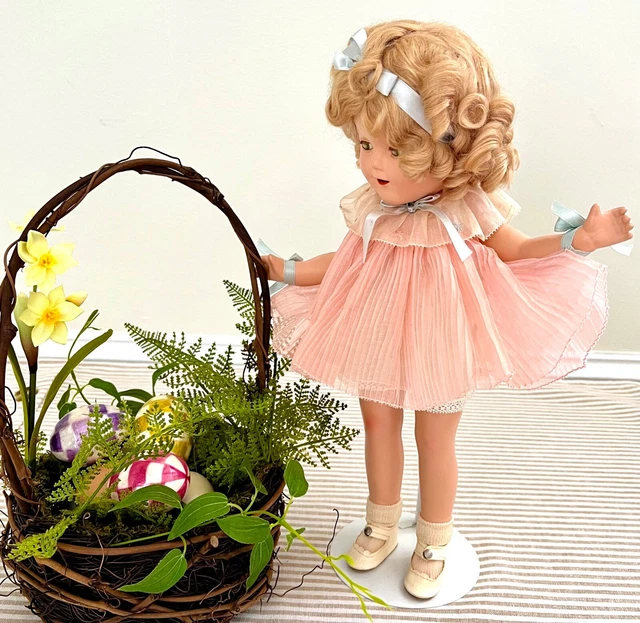 NMIB Vintage 193Os Ideal Shirley Temple 16" Composition Doll - MUST SEE!