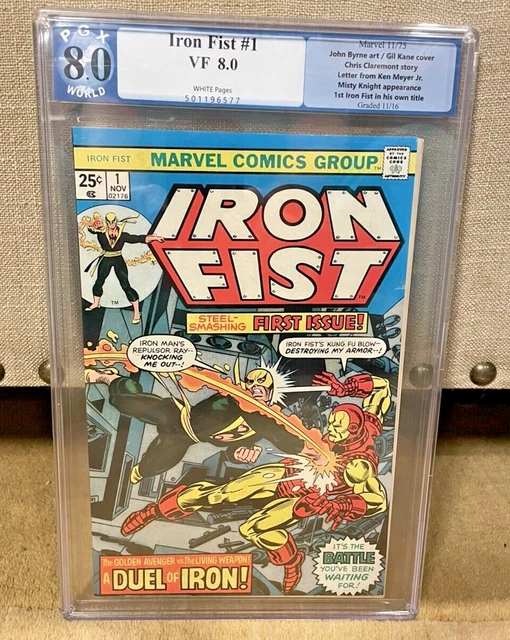 IRON FIST #1 Higher Grade PGX 8.0 - 1st Title Series: Key Vintage MCU Expanding!