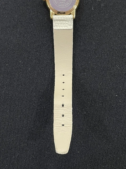 Orologio Movado 87 A1 845 Quadrante Museo Bianco Tono Oro Donna Quarzo 10